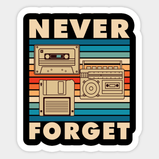 80s Retro Vintage Style Sticker